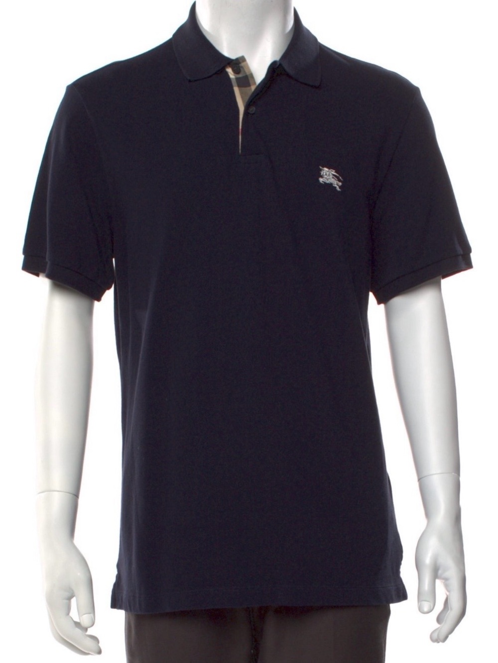 Burberry Navy Polo Shirt